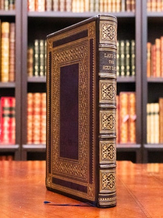 c.1870 Lays of the Holy Land Jerusalem Israel Fine Leather Binding Rare