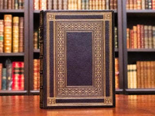 c.1870 Lays of the Holy Land Jerusalem Israel Fine Leather Binding Rare