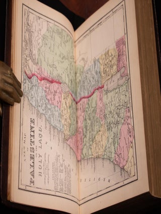 1875 Pathways of the Holy Land Jerusalem Israel Jesus God Fine Leather Binding
