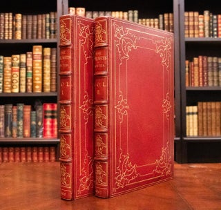 Item #509 1902 The Stuarts Fine Leather Folio Bindings 15" Tall Limited Signed by Author. J...