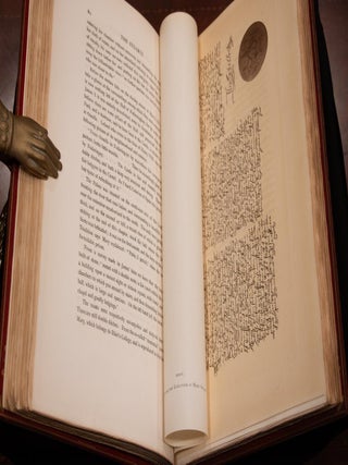 1902 The Stuarts Fine Leather Folio Bindings 15" Tall Limited Signed by Author