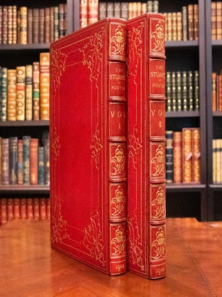 1902 The Stuarts Fine Leather Folio Bindings 15" Tall Limited Signed by Author
