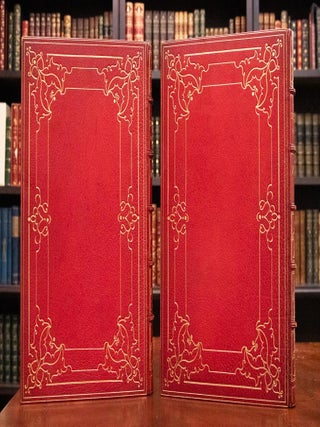 1902 The Stuarts Fine Leather Folio Bindings 15" Tall Limited Signed by Author
