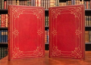 1902 The Stuarts Fine Leather Folio Bindings 15" Tall Limited Signed by Author
