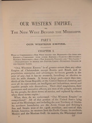 1882 Our Western Empire Pioneers Indian Wars Massacres Illustrated Fine Binding