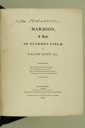 1805-1811 Works of Walter Scott 5 Titles Bound in 2 Volumes all 1st Edition