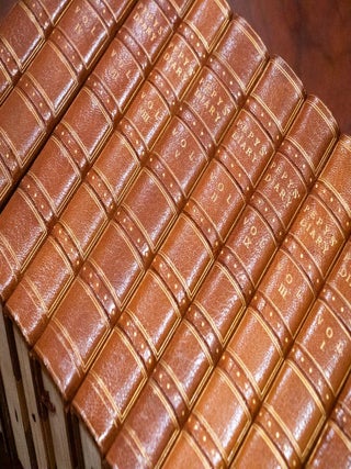 1912 The Diary of Samuel Pepys-10 Vols-Fold Outs Leather Bound by Bickers & Son