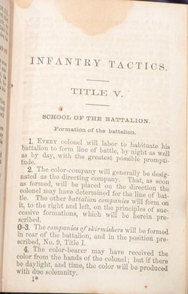 Rare 1862 Infantry Tactics Civil War Soldier Manual Instructions for Skirmishers