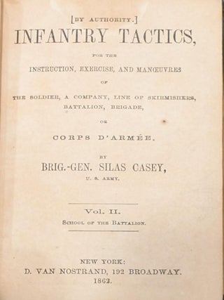 Rare 1862 Infantry Tactics Civil War Soldier Manual Instructions for Skirmishers