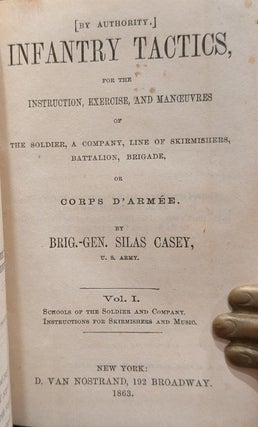 Rare 1862 Infantry Tactics Civil War Soldier Manual Instructions for Skirmishers