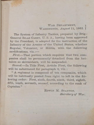 Rare 1862 Infantry Tactics Civil War Soldier Manual Instructions for Skirmishers