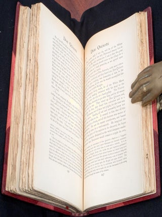 1895 Don Quixote of La Mancha Fine Leather Bindings Bound by Morrell Rare