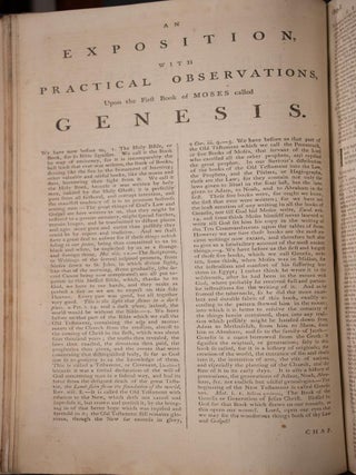 1786 Matthew Henry Exposition on the Old New Testaments Massive Folios 17" Tall