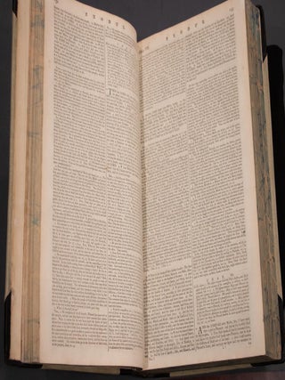 1786 Matthew Henry Exposition on the Old New Testaments Massive Folios 17" Tall