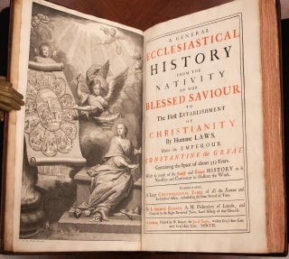 1702 Church History from Birth of Christ to Constantine Folio 14"Tall 1stEdition