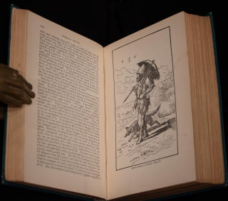 1880 Robinson Crusoe by Daniel Defoe Fine Binding Illustrated Color Plates Rare
