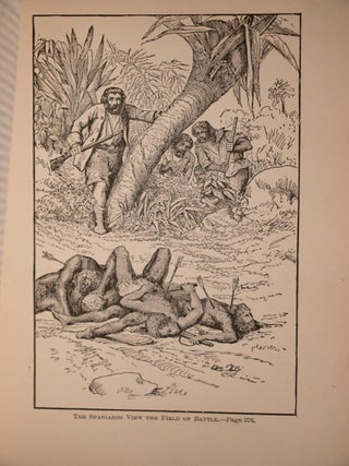 1880 Robinson Crusoe by Daniel Defoe Fine Binding Illustrated Color Plates Rare