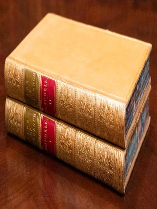 Item #577 1841 The Life of Petrarch Fine Leather Binding First Edition Rare 184 Years Old. Petrarch