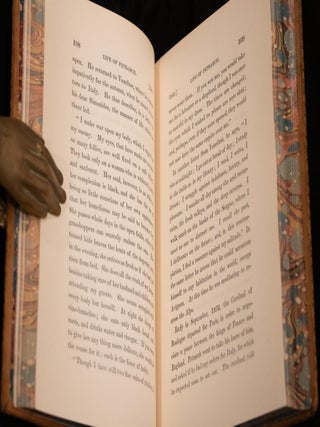1841 The Life of Petrarch Fine Leather Binding First Edition Rare 184 Years Old