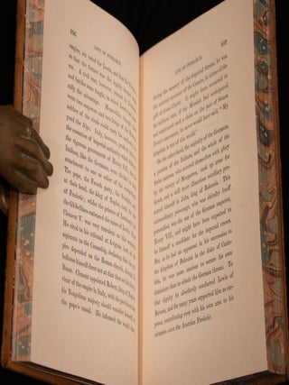 1841 The Life of Petrarch Fine Leather Binding First Edition Rare 184 Years Old