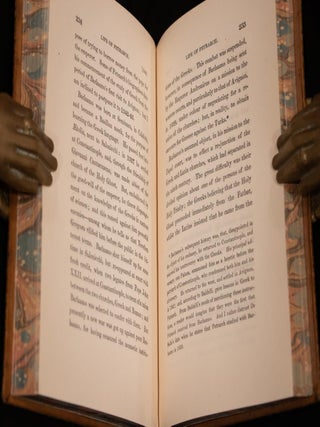 1841 The Life of Petrarch Fine Leather Binding First Edition Rare 184 Years Old