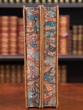1841 The Life of Petrarch Fine Leather Binding First Edition Rare 184 Years Old