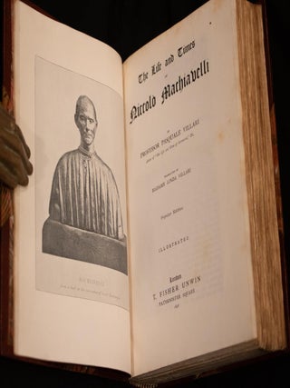 1898 The Life and Times of Niccolo Machiavelli Fine Leather Illustrated