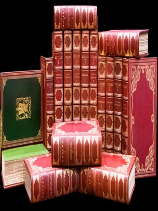 Item #618 1900 Writings of John Lothrop Motley Limited Edition Signed Document FineLeather. John...