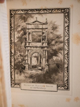 1900 The Essayes or Counsels of Francis Bacon Fine Leather Binding Illustrated