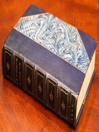1900 The Essayes or Counsels of Francis Bacon Fine Leather Binding Illustrated