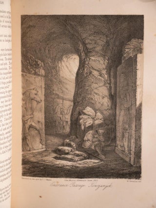 1853 1stED Discoveries in the Ruins of Nineveh Babylon Fine Leather Illustrated