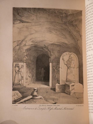 1853 1stED Discoveries in the Ruins of Nineveh Babylon Fine Leather Illustrated