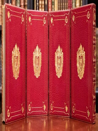 c1830 Life of Napoleon Bound by Bayntun Extra Illustrated Color Plates Documents