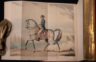c1830 Life of Napoleon Bound by Bayntun Extra Illustrated Color Plates Documents