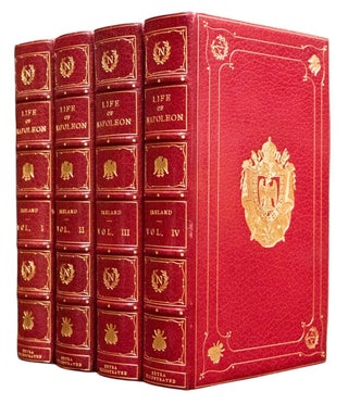 c1830 Life of Napoleon Bound by Bayntun Extra Illustrated Color Plates Documents