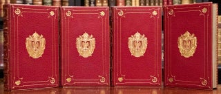 c1830 Life of Napoleon Bound by Bayntun Extra Illustrated Color Plates Documents