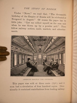 1898 The Story of Thomas Edison and the Wonders of Electricity Illustrated Rare