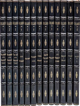 Item #641 1892 The Works of Oliver Wendell Holmes Fine Leather Bindings. Oliver Wendell Holmes