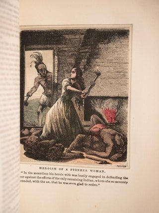 Rare 1857 The Great West Pioneers Indian Massacres Wars Illustrated Color Plates