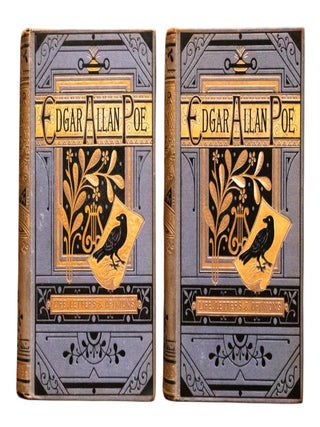 Item #652 1880 Edgar Allan Poe His Life Letters & Opinions Fine Bindings First Edition. Edgar...