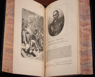 c.1890 Celebrities of the World Fine Leather Binding Illustrated Great Condition