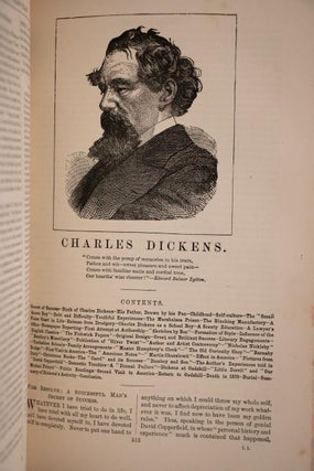 c.1890 Celebrities of the World Fine Leather Binding Illustrated Great Condition