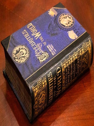 c.1890 Celebrities of the World Fine Leather Binding Illustrated Great Condition