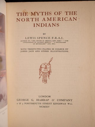 1914 The Myths & Legends of the North American Indians Fine Binding Color Plates