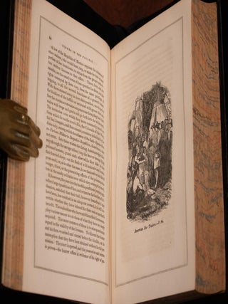 1852 Life Adventures & Travels in California Fine Leather Illustrated Rare