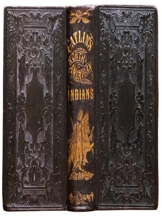 Item #659 1860 North American Indians by George Catlin Fine Leather Binding Illustrated. George...