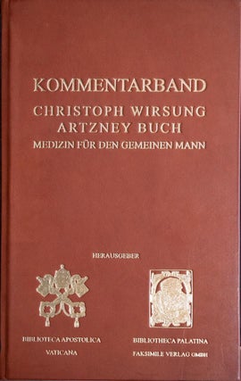 Medieval Medicine Book of Christoph Wirsung Renaissance Middle Ages 13" Tall