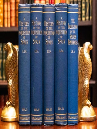 Item #672 1906 A History of the Inquisition of Spain First Edition Fine Great Condition. Henry...