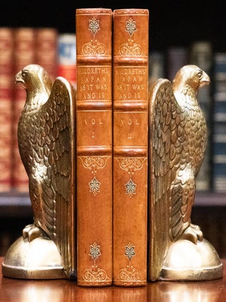 Item #674 1906 Japan As It Was and Is First Edition Fine Leather Bindings Illustrated. Ernest W....