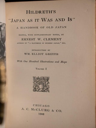 1906 Japan As It Was and Is First Edition Fine Leather Bindings Illustrated